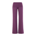 Yoga fitness straight leg pants with elastic and loose fit