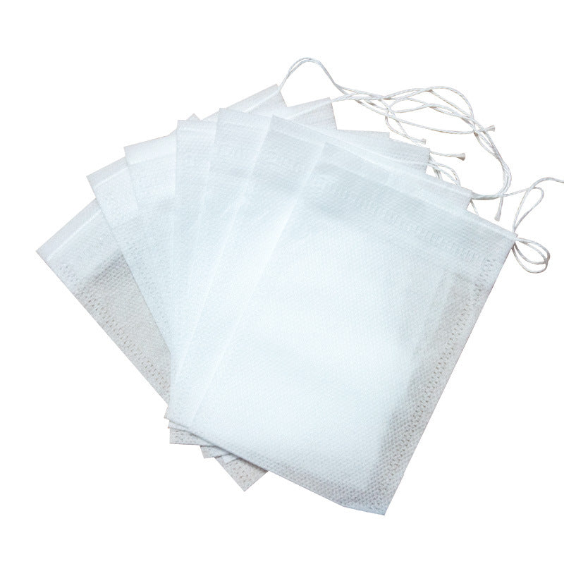 Full Size 100 Non-Woven Tea Bags With Drawstring Chinese Medicine Decoction Bags Seasoning Soup Chinese Medicine Bags