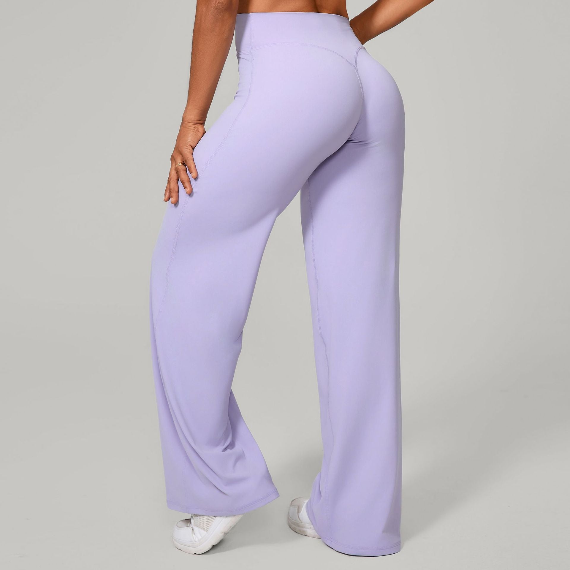 Comfortable High-Waisted Straight Leg Yoga Pants for Women