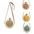 Bamboo Bags Summer Beach Bags Women's Shoulder Bags Fashion Net Red Handwoven Bags Fashion Round Messenger Bags