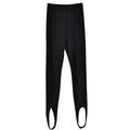 Knitted bright silk high elasticity solid color yoga pants for women tight fitting sports style pants