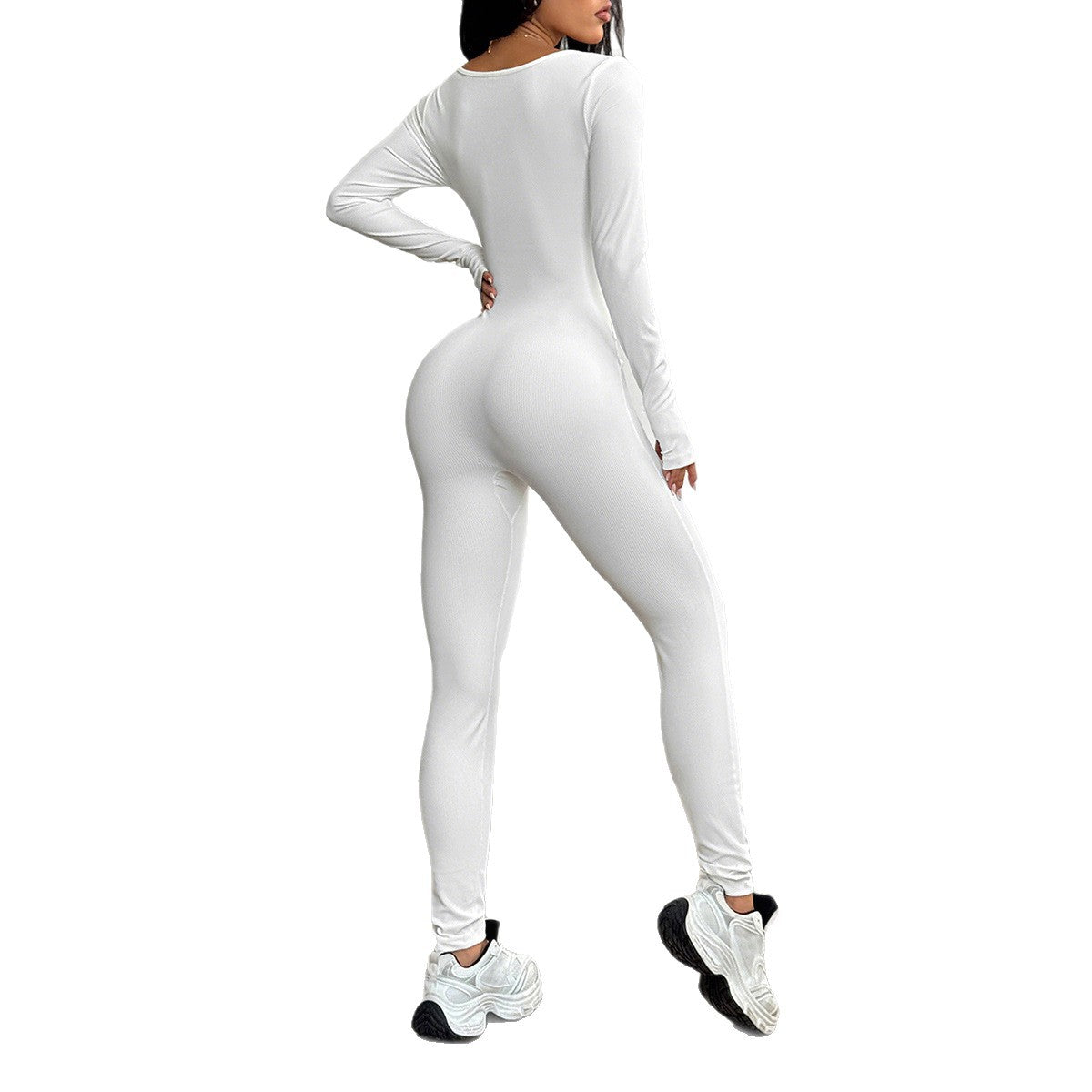 Yoga Sports High Elasticity Skinny Jumpsuit Women's