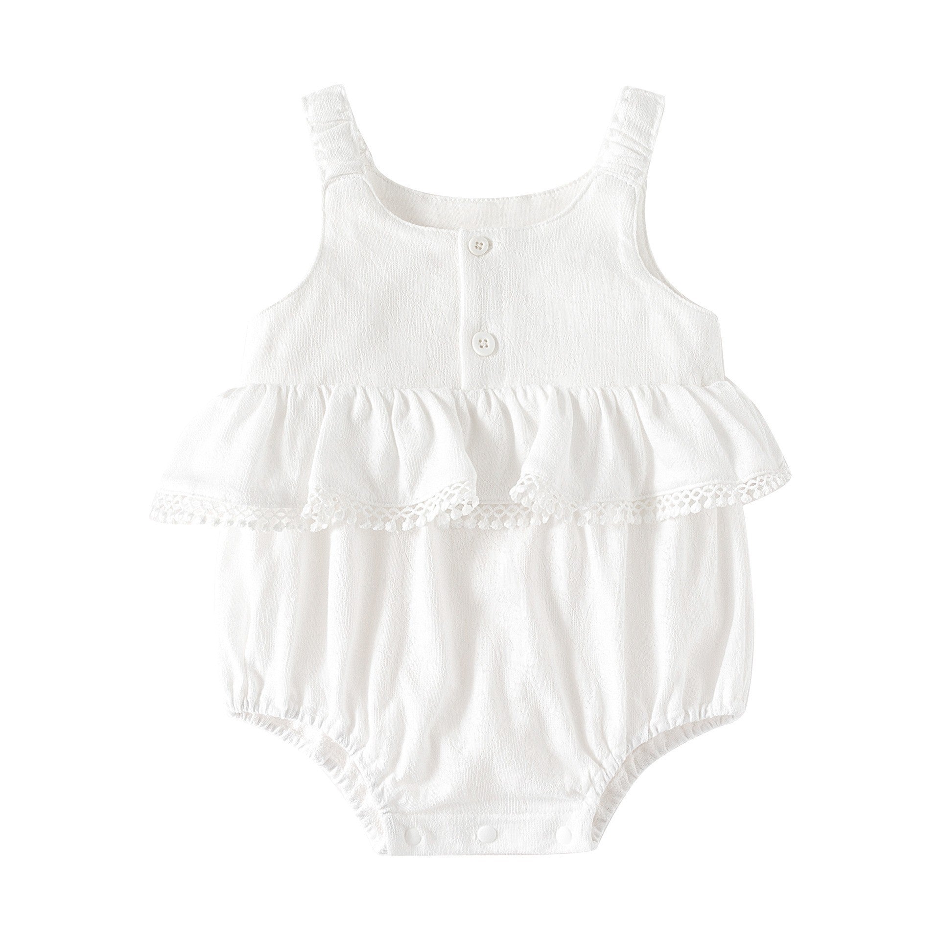 Baby Clothes with Lace Strap, Newborn Romper, Triangular Bodysuit