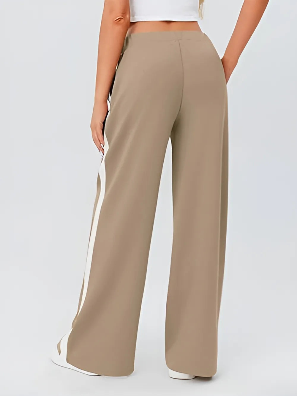 Yoga sweatpants high waisted workout loose casual pants with pockets