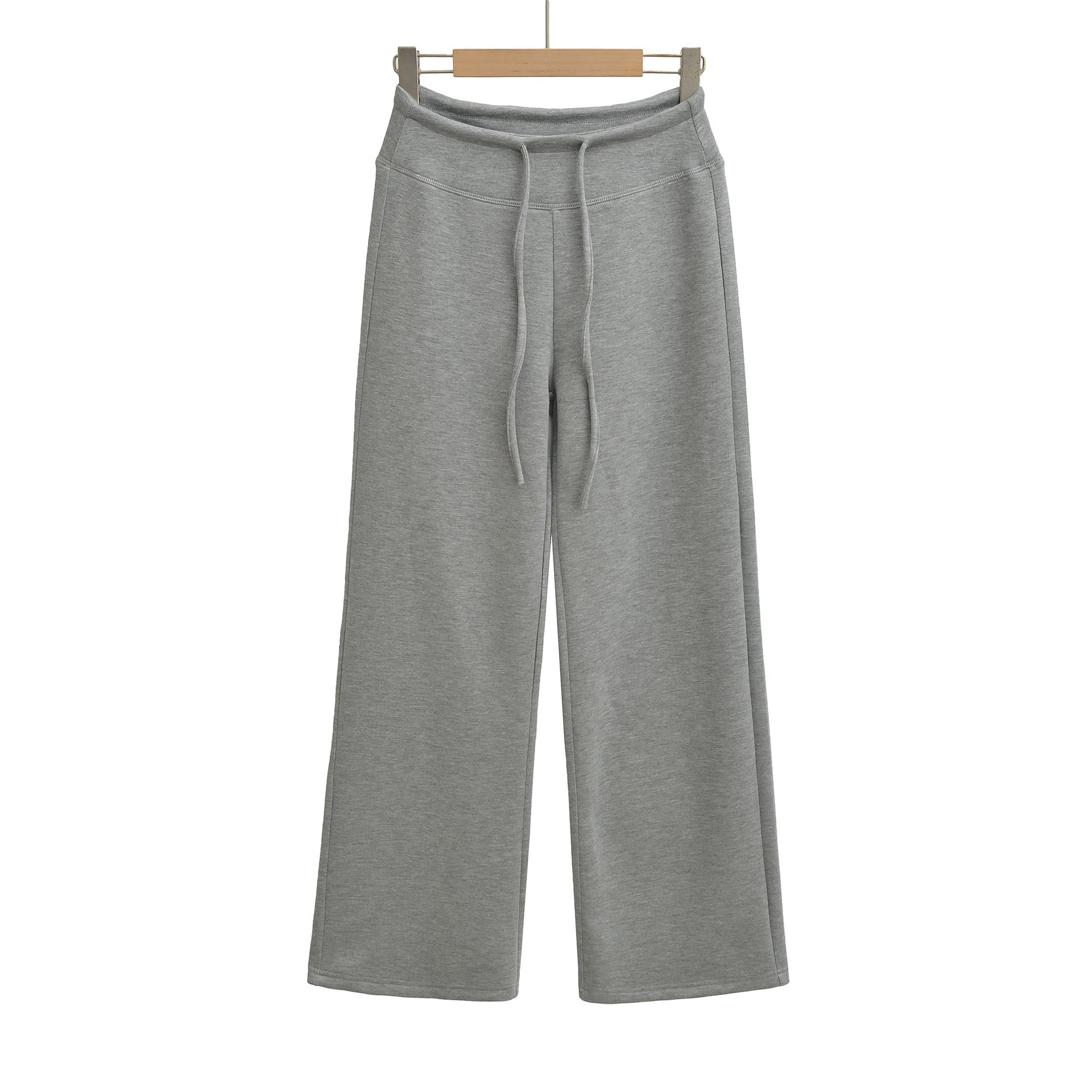 Yoga drawstring high waist wide leg walking pants casual pants