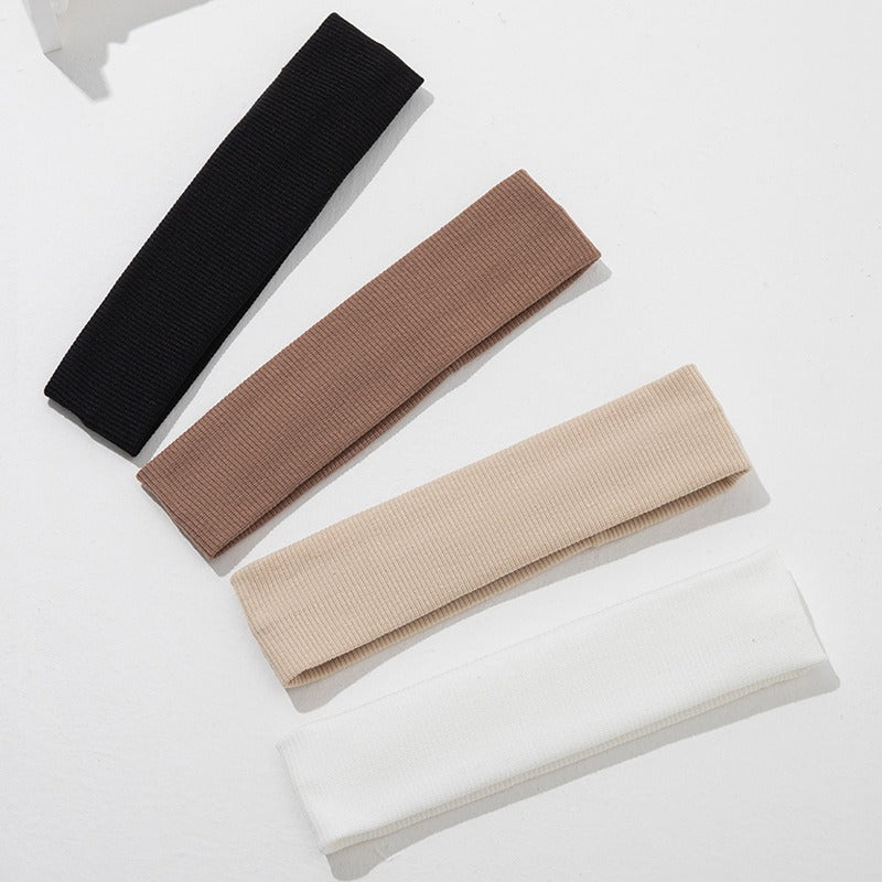 Sports headband yoga fitness sweat-absorbent elastic headband simple versatile casual headband Korean style headband