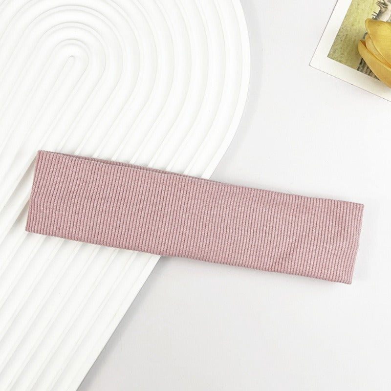 Sports headband yoga fitness sweat-absorbent elastic headband simple versatile casual headband Korean style headband