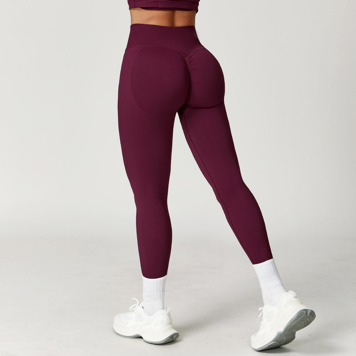 Seamless Tummy Control Yoga Pants for Running and Fitness