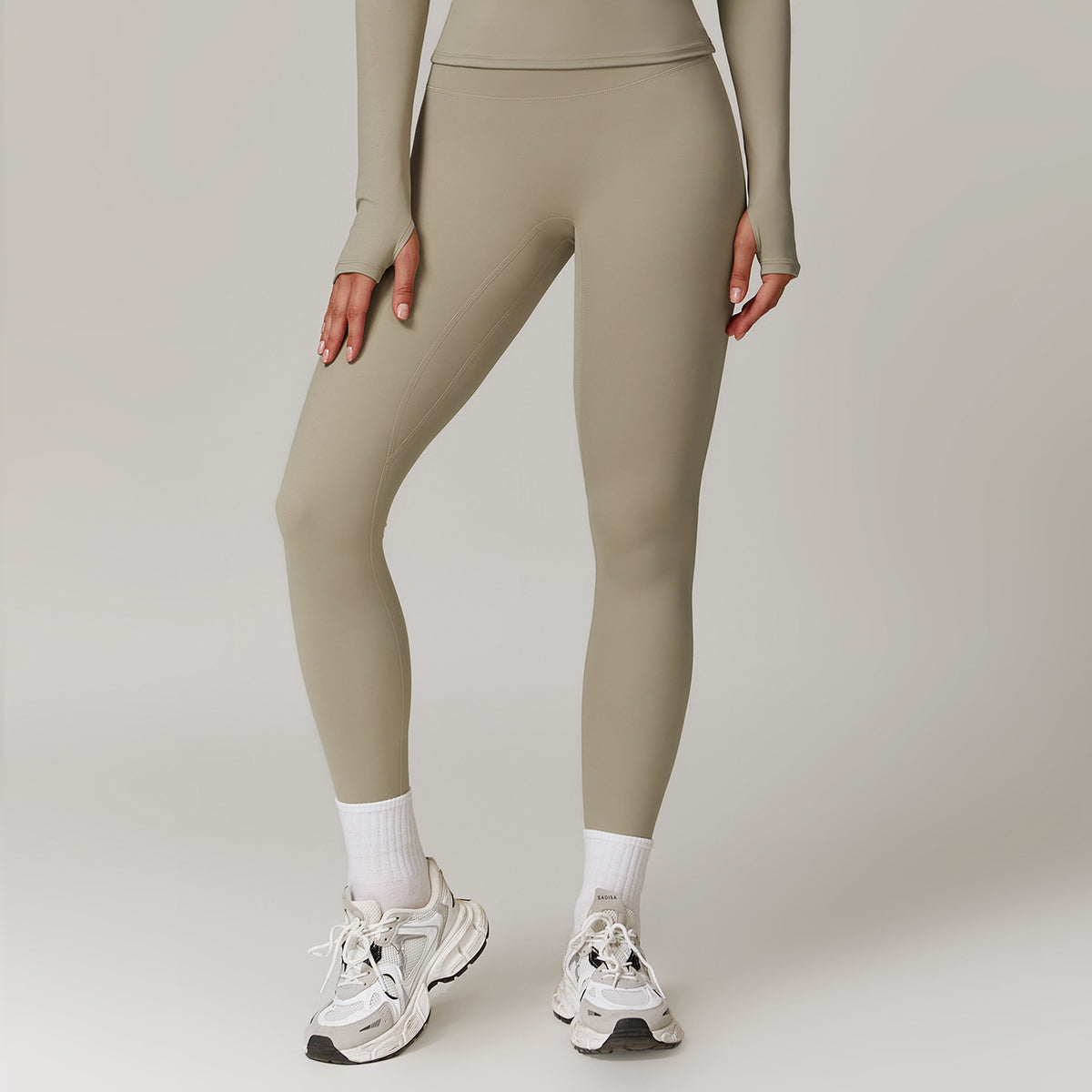 High waisted and hip lifting yoga pants for women