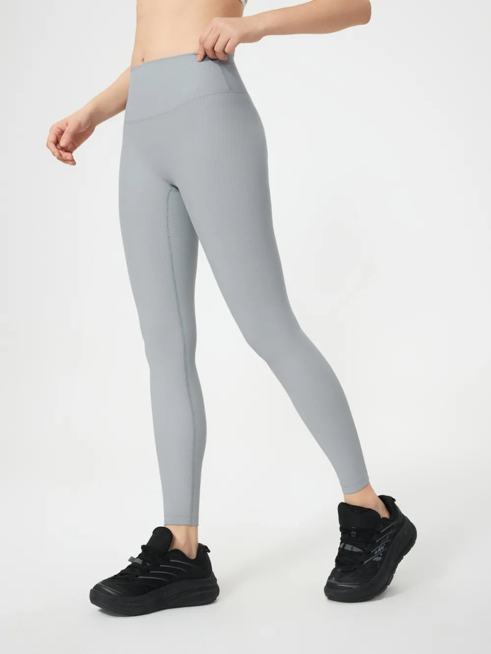 High waisted yoga pants for women shaping and slimming pleated peach buttocks exercise and fitness cropped pants