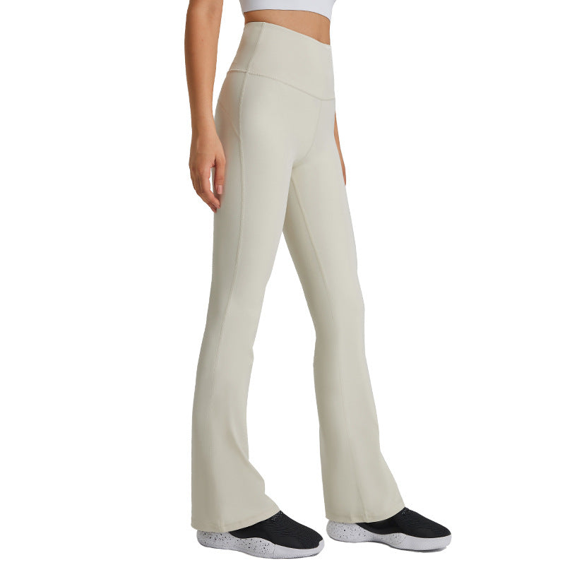 Autumn and Winter New Slim Slim Yoga Pants High Elastic Nude Feel Versatile Fashion Sports Casual Pants Women