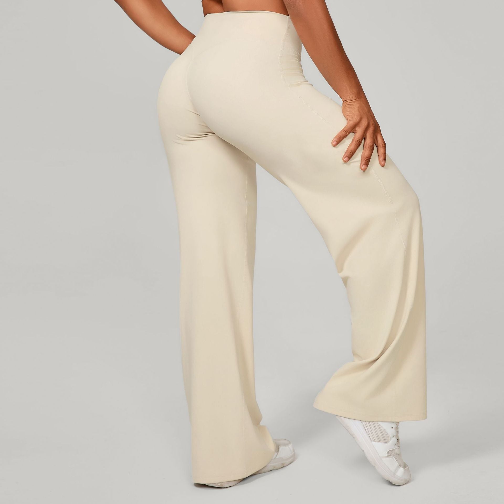 Comfortable High-Waisted Straight Leg Yoga Pants for Women