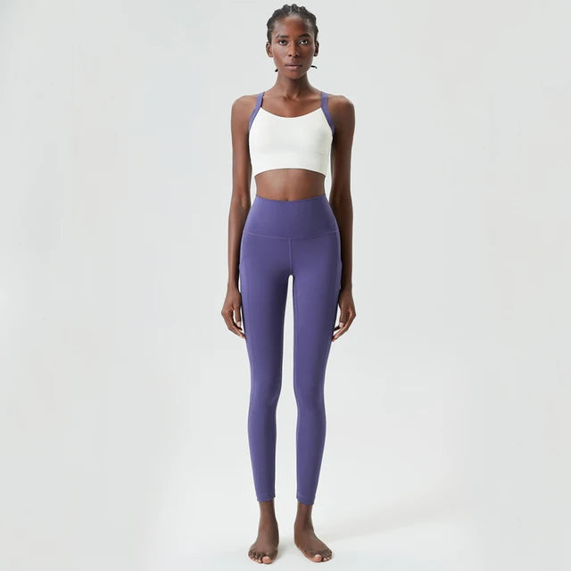 Yoga suit set two-piece fitness sportswear tight fitting base coat