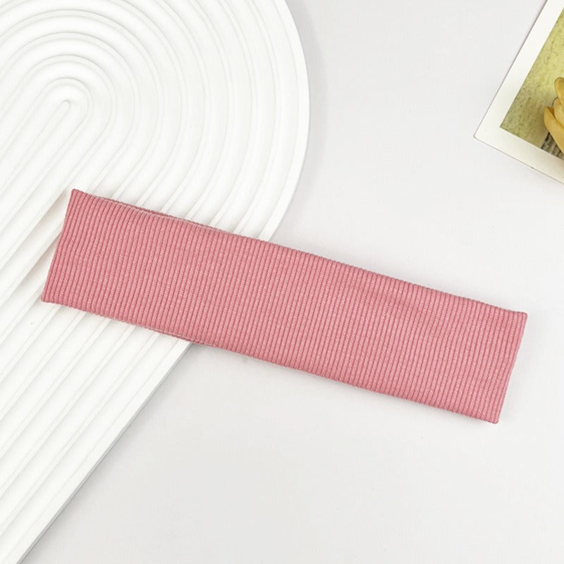 Sports headband yoga fitness sweat-absorbent elastic headband simple versatile casual headband Korean style headband