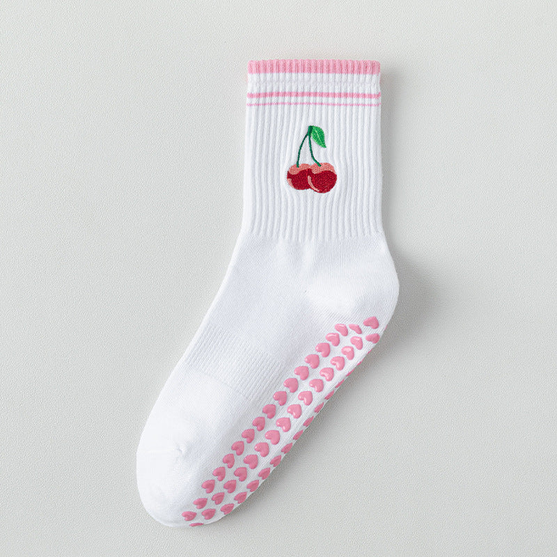 White yoga socks for women and adults