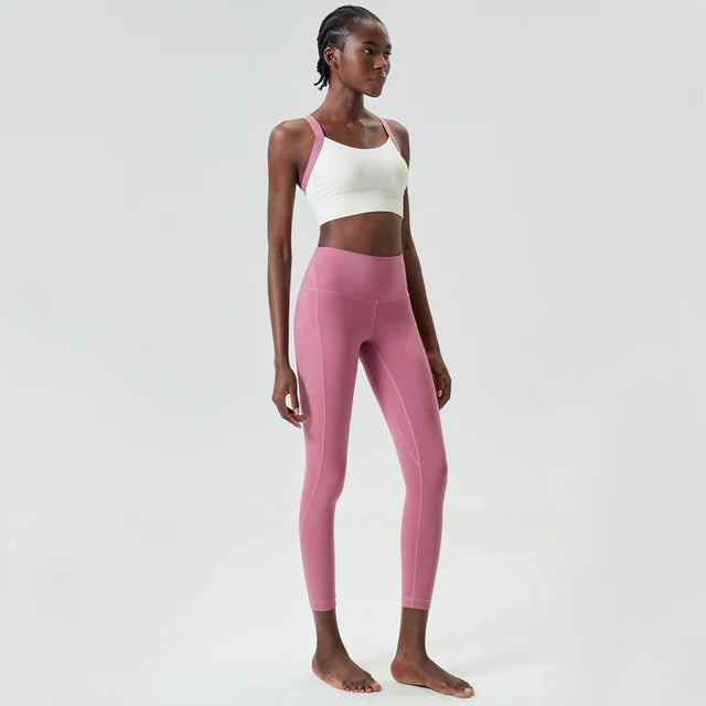 Yoga suit set two-piece fitness sportswear tight fitting base coat