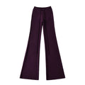 Drawstring yoga pants slim fit micro flared sports casual pants