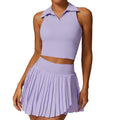 Casual Outdoor T-Shirt for Summer Running, Fitness Wear Set, Breathable Yoga Skin-Fit Tennis Outfit