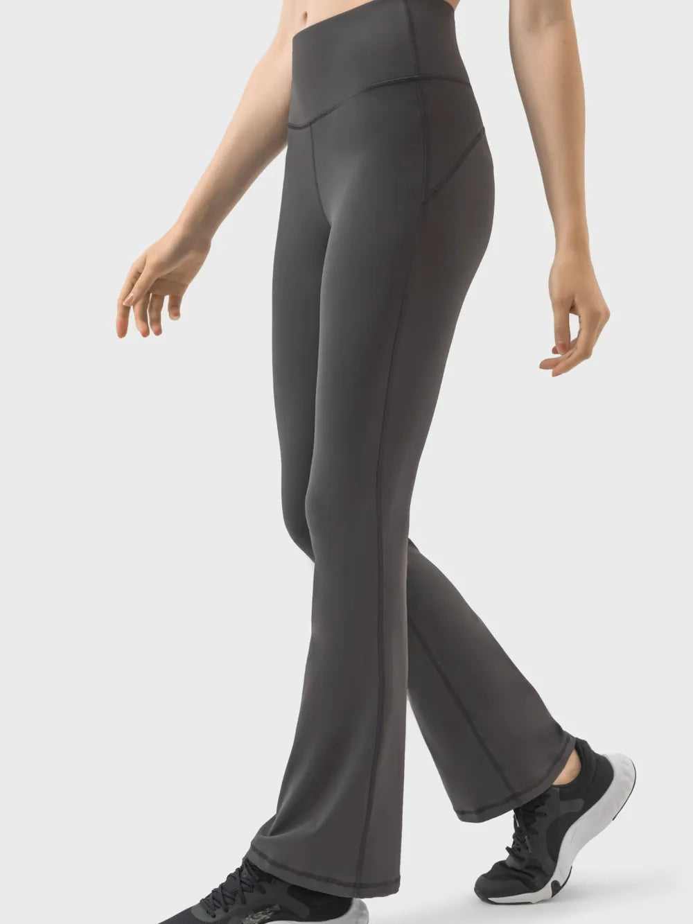 Slimming and slimming micro flared pants high waist and hip lifting sports tight yoga pants