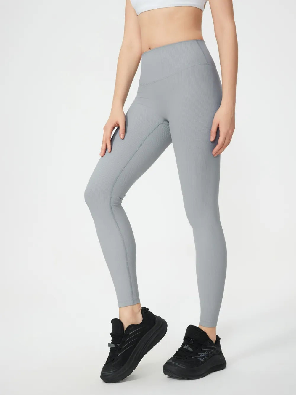 High waisted yoga pants for women shaping and slimming pleated peach buttocks exercise and fitness cropped pants