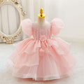 Girl Bubble Sleeve Princess Dress