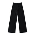 Drawstring Warm Yoga Pants Straight Leg Wide Leg Pants Sports Casual Pants