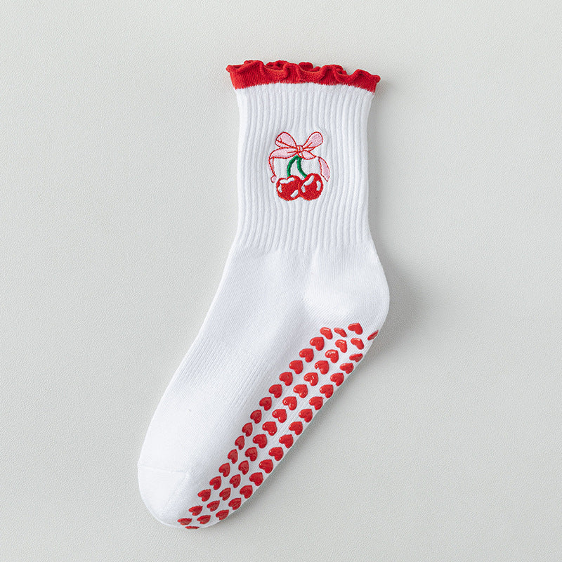 White yoga socks for women and adults