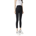 Ultra thin and breathable pregnant women's leggings for comfort, large elasticity, seamless belly support, pregnancy yoga shark pants