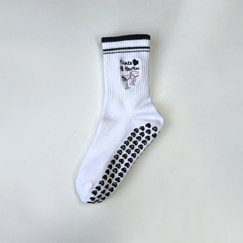 White yoga socks for women and adults