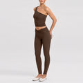 New Yoga Wear Set for Women, Cloud-like Fabric, Sports Crop Top and Long Pants Two-Piece Set, Lightweight Luxury Casual Versatile Fitness Outfit