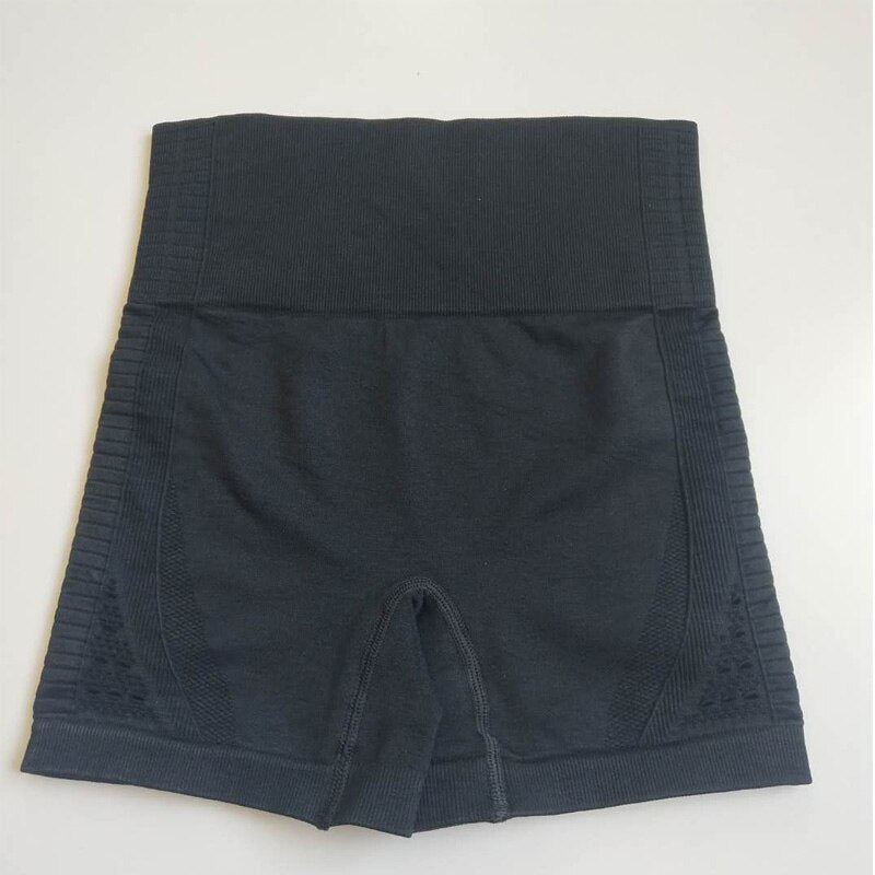 Energy Seamless Shorts Women High Waist Fitness Workout Yoga Shorts Push Up Hip Super Stretchy