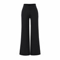 Lazy Drape Yoga Flared Casual Trousers for Women, Mid-Waist Stretch Cool Touch Yoga Pants