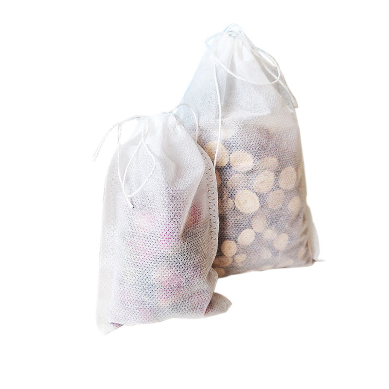 Full Size 100 Non-Woven Tea Bags With Drawstring Chinese Medicine Decoction Bags Seasoning Soup Chinese Medicine Bags
