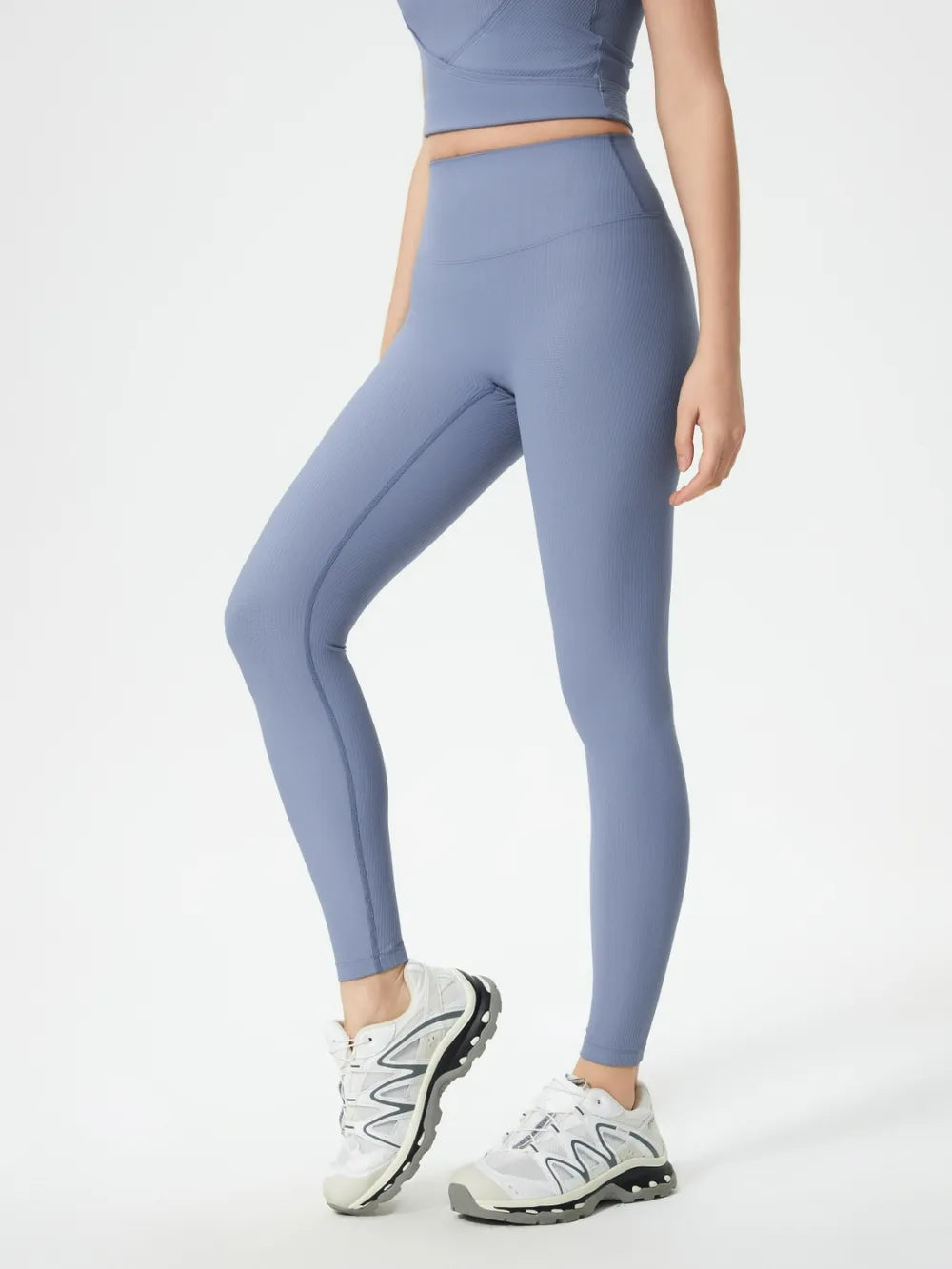 High waisted yoga pants for women shaping and slimming pleated peach buttocks exercise and fitness cropped pants