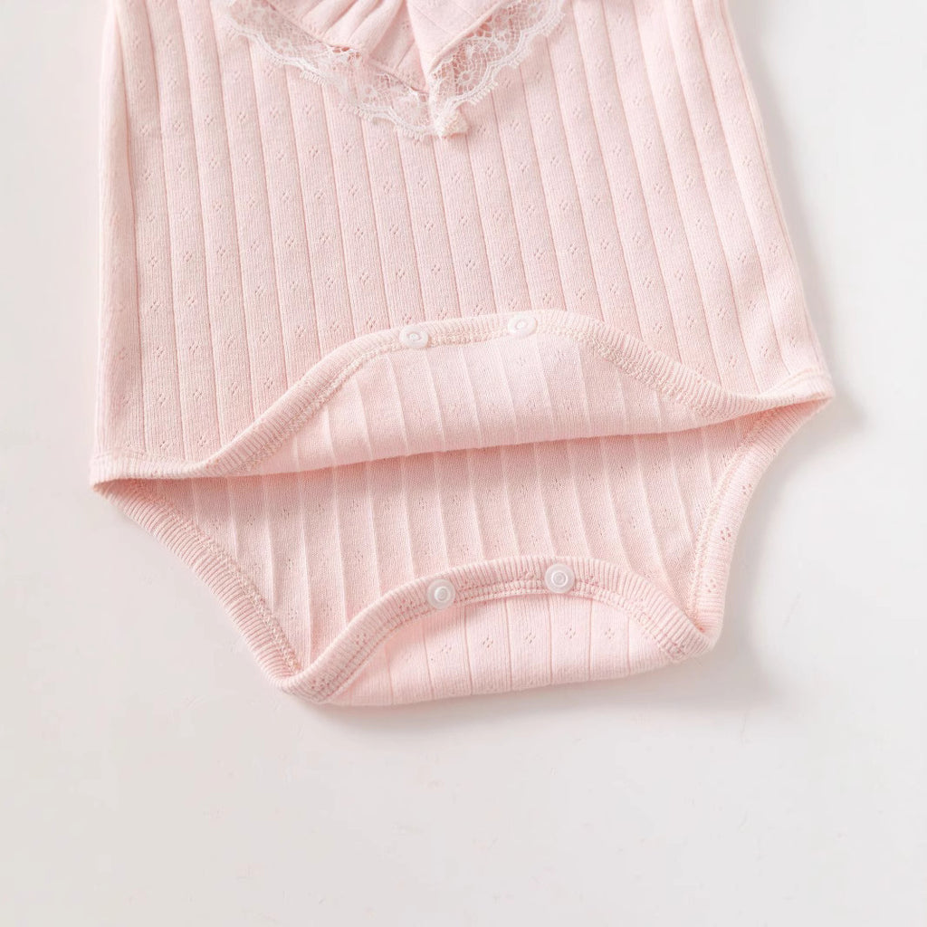 Baby Sleeveless Romper for Girls, Sweet and Cute Onesie