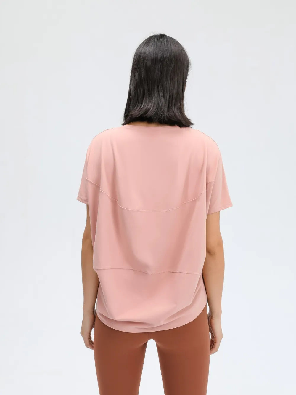 Sports short sleeved women's running fitness yoga clothes top t-shirt