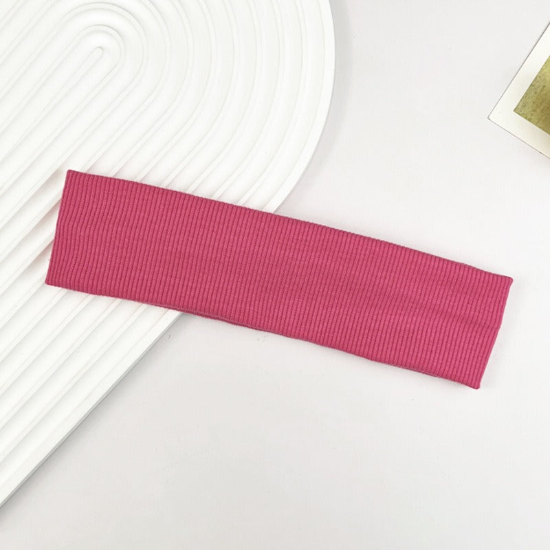 Sports headband yoga fitness sweat-absorbent elastic headband simple versatile casual headband Korean style headband