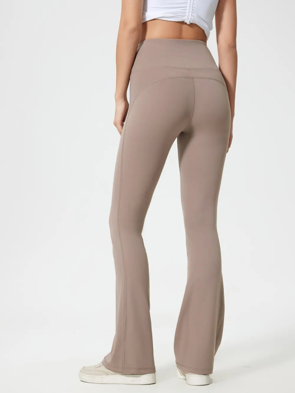 Slimming and slimming micro flared pants high waist and hip lifting sports tight yoga pants