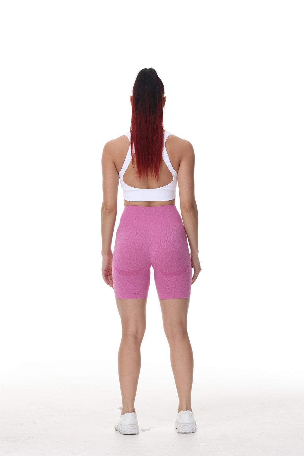 Hip Smile Face Shrink Hip Pants Side Crescent Fitness Shorts Three Point Smile Pants Yoga Shorts