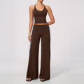 V-neck Backless Yoga Suit for Women, Running Quick-dry Yoga Set, Workout Fitness Clothing Set