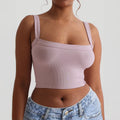 Y2K Yoga Style Sports Strap Off Shoulder T-shirt Tank Top