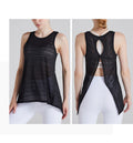 Yoga Vest Women's Breathable Quick-Drying Sports Sleeveless t-Shirt Sexy Loose Fitness Blouse Top