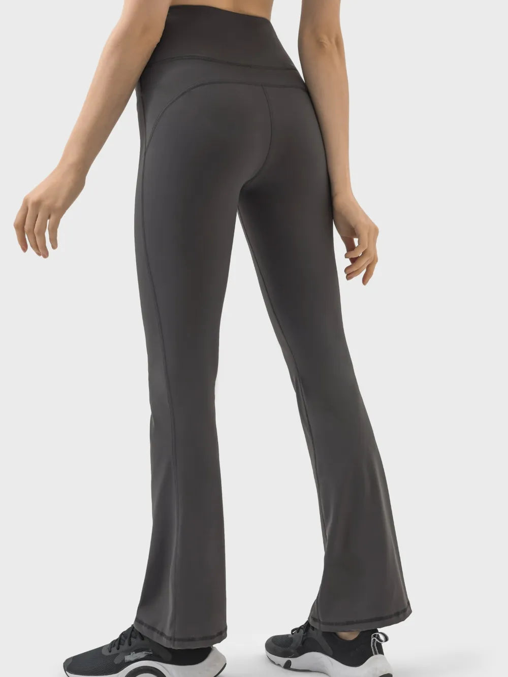 Slimming and slimming micro flared pants high waist and hip lifting sports tight yoga pants