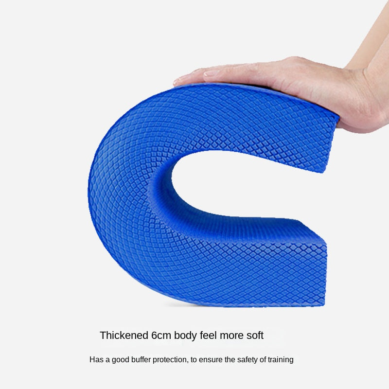 tpe yoga balance mat thickened 6cm kneeling pad for plank support and ab roller fitness mat soft cushion