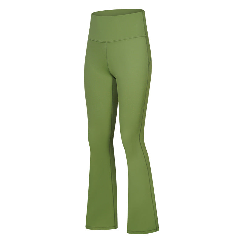 Autumn and Winter New Slim Slim Yoga Pants High Elastic Nude Feel Versatile Fashion Sports Casual Pants Women